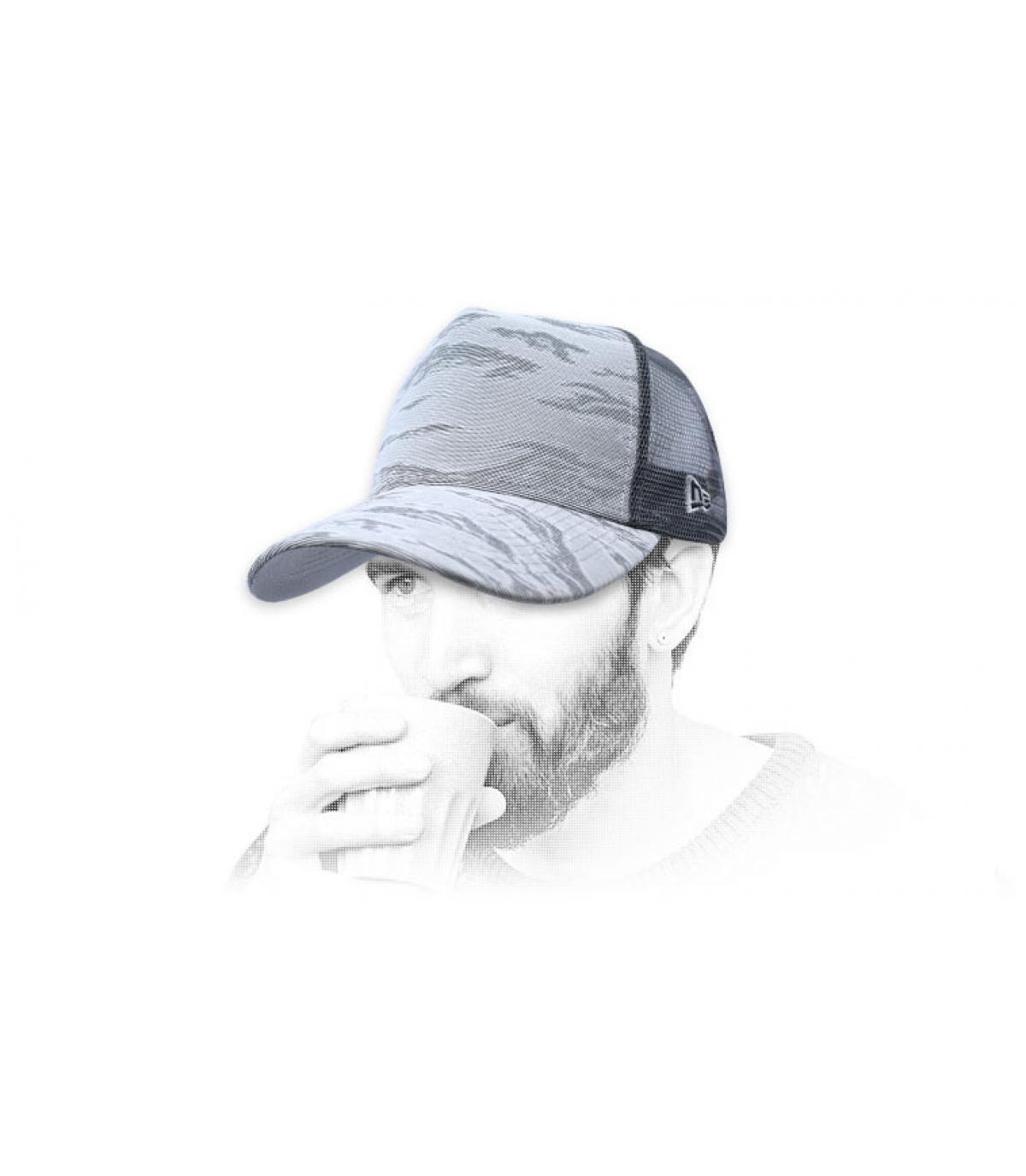 grey camo New Era trucker Trucker 3D Camo gray grey camo New Era trucker Trucker 3D Camo gray